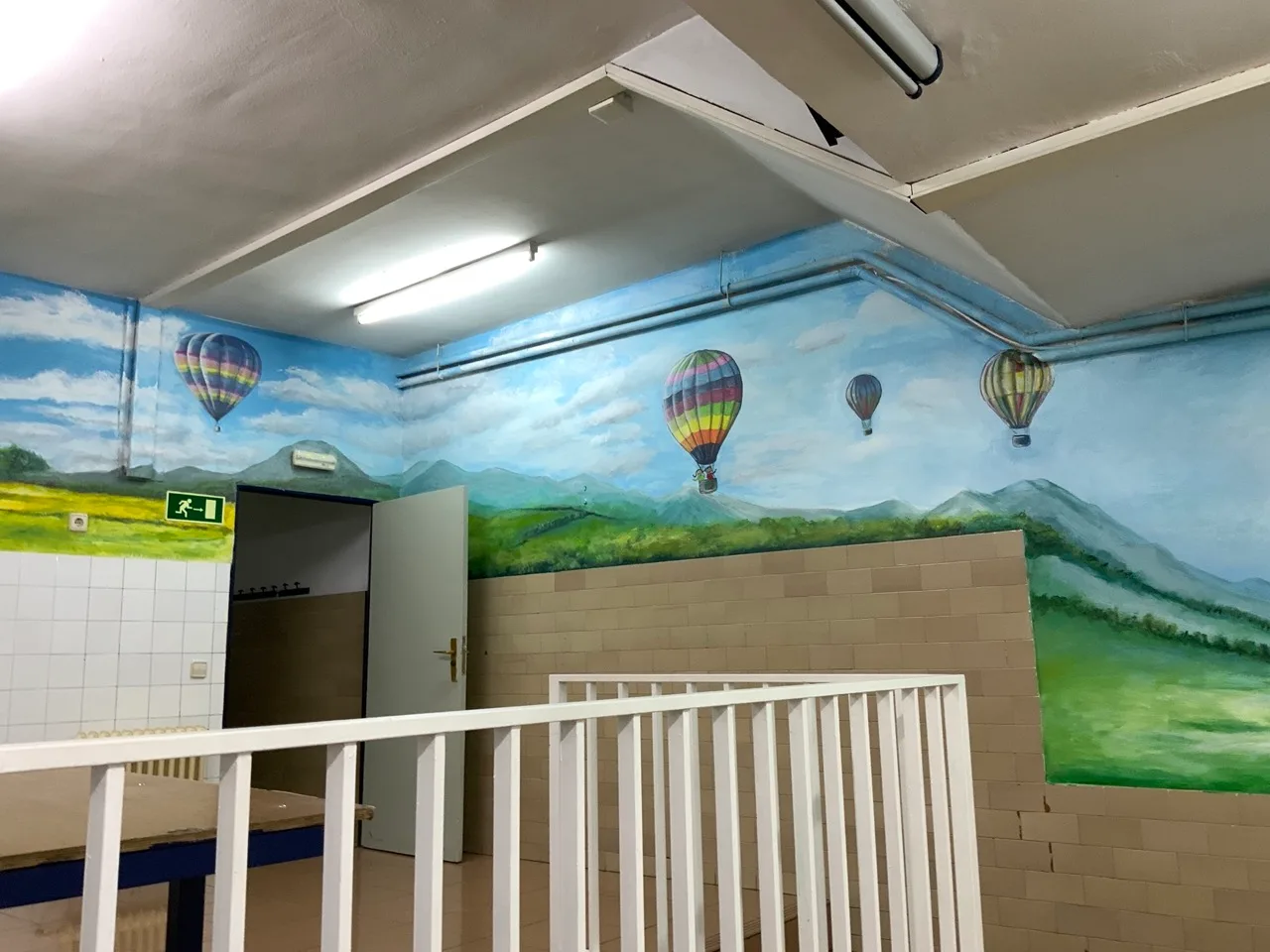 Espectáculo de pintura en vivo ante público