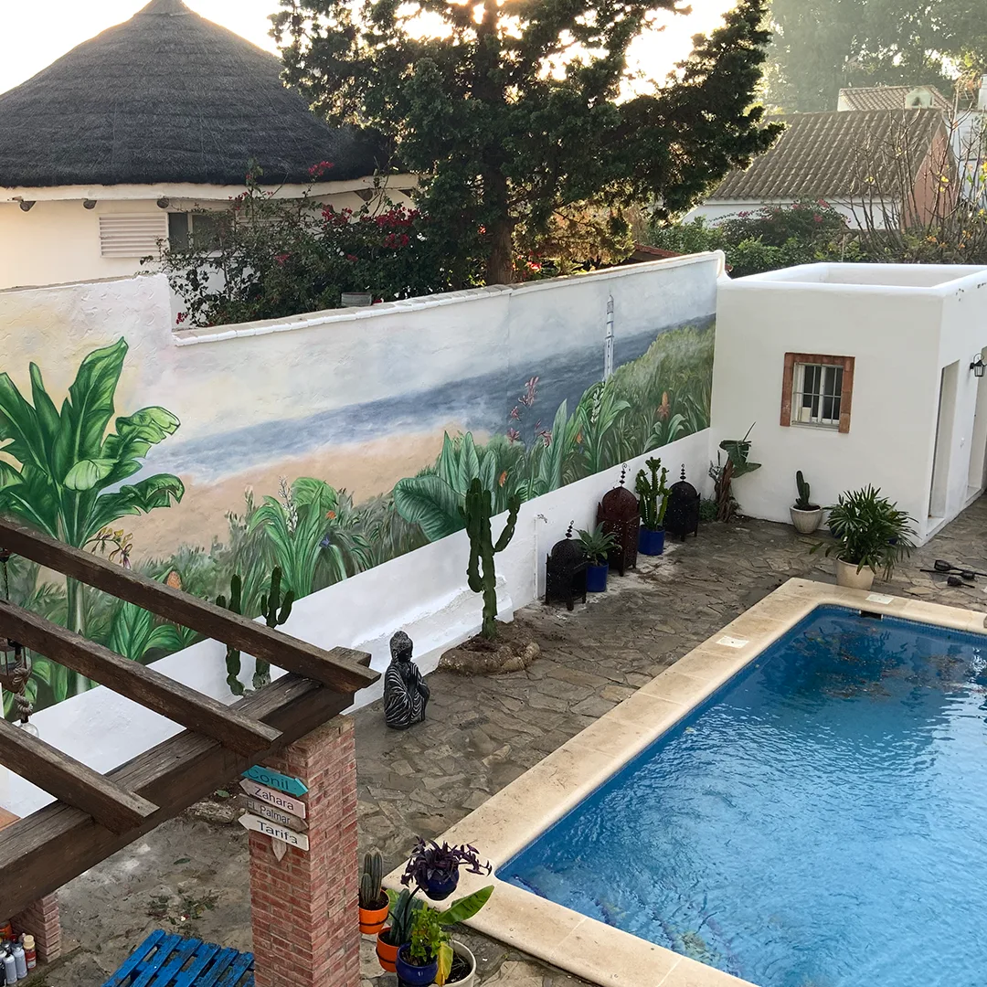 Mural decorativo para espacio residencial