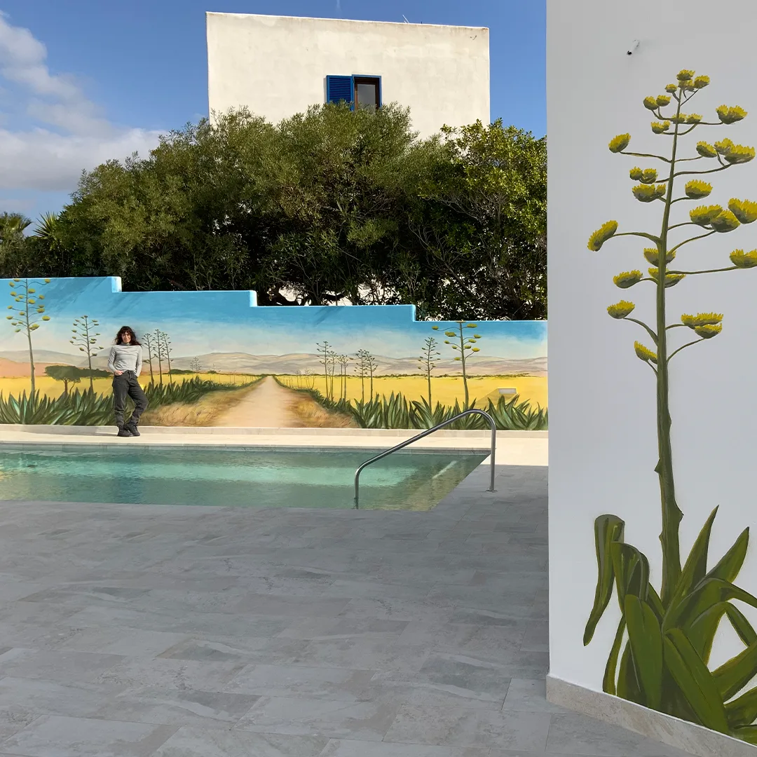 Mural personalizado de paisaje panorámico